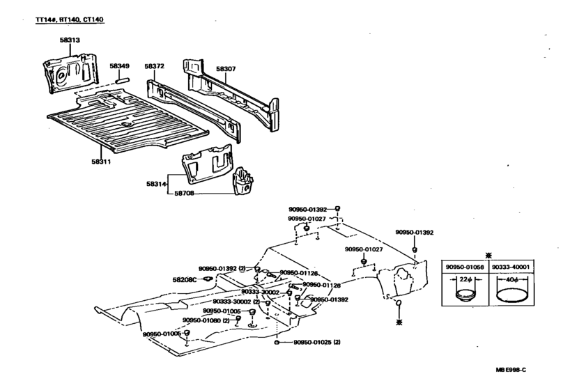 Floor Pan & Lower Back Panel