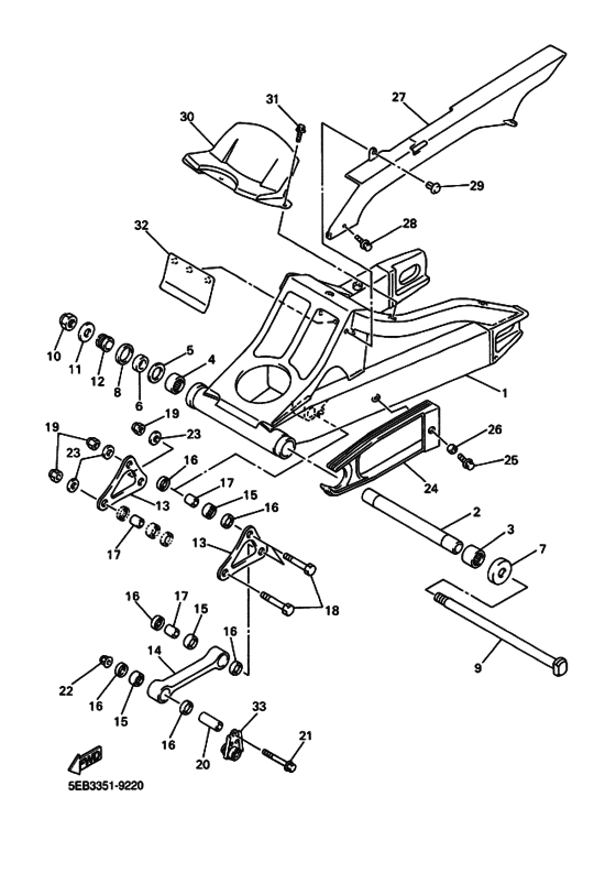 Rear arm & suspension
