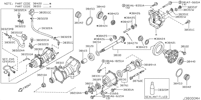 Rear final drive