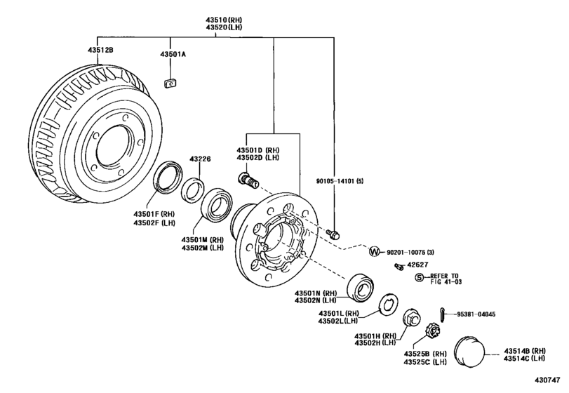 Front Axle Hub