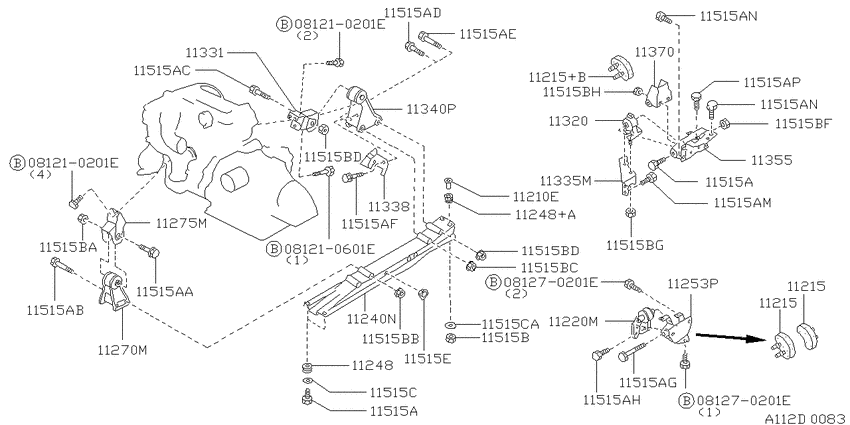 Engine & transmission   mounting