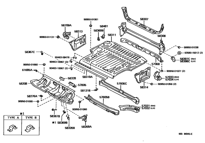 Floor Pan & Lower Back Panel