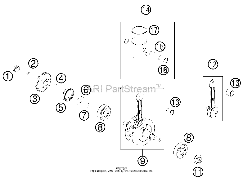 Crankshaft, Piston