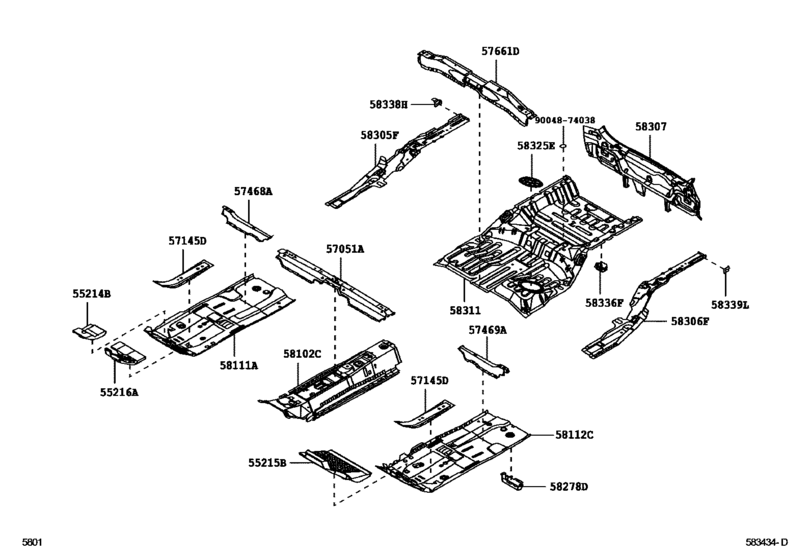 Floor Pan & Lower Back Panel