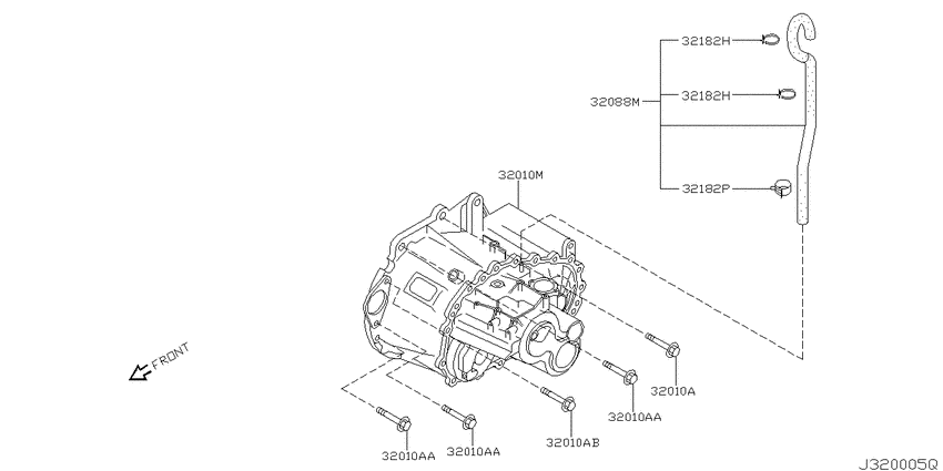 Manual transmission, transaxle & fitting