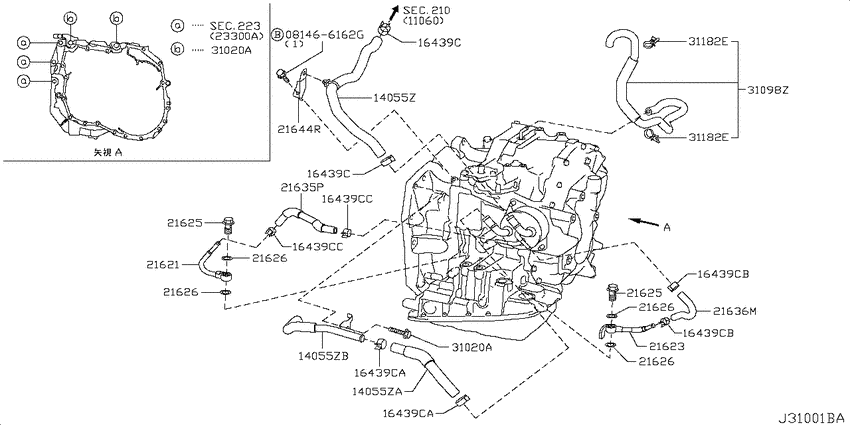 Auto transmission,transaxle & fitting