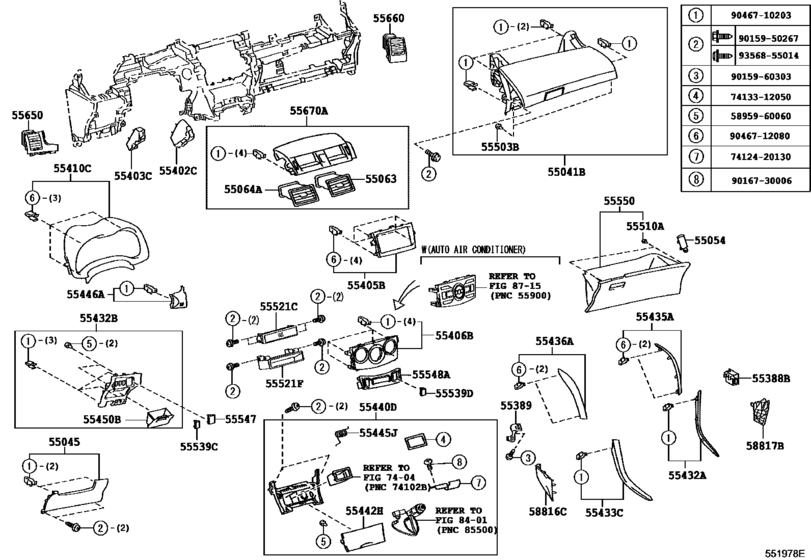 Instrument Panel & Glove Compartment
