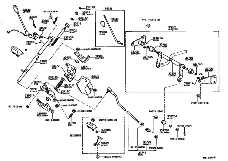 Control Shaft & Crossshaft