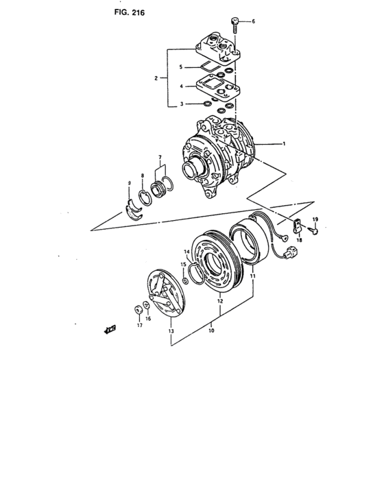 Compressor and magnet clutch