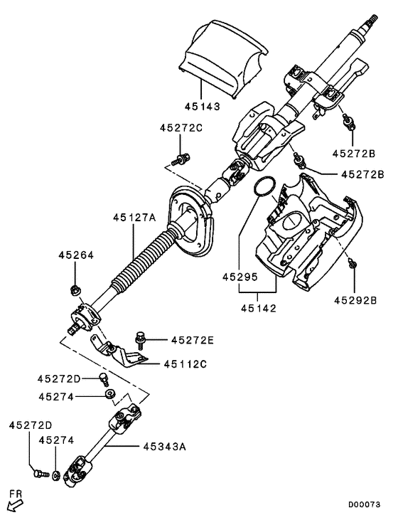 Steering column & cover