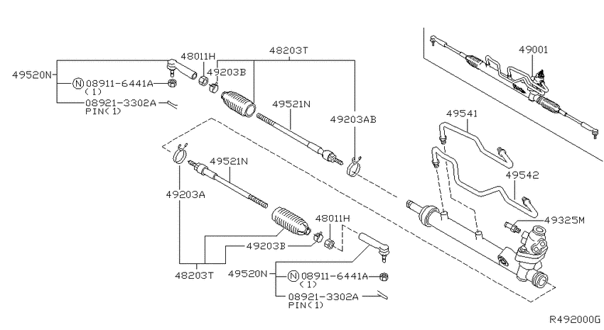 Power steering gear