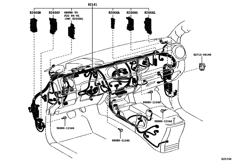 Wiring & Clamp for 2015 - 2017 Toyota TACOMA GRN305 | U.S.A. sales ...