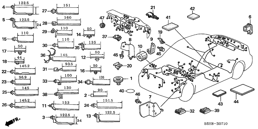 Harness band/bracket