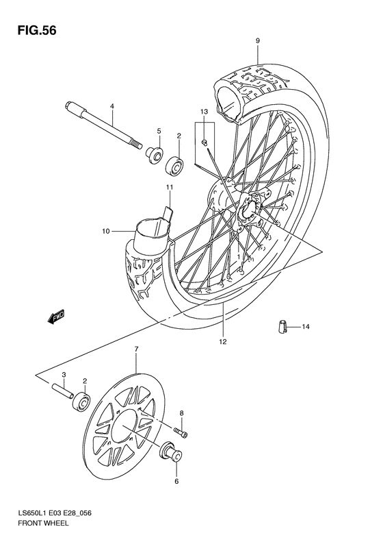 Front wheel