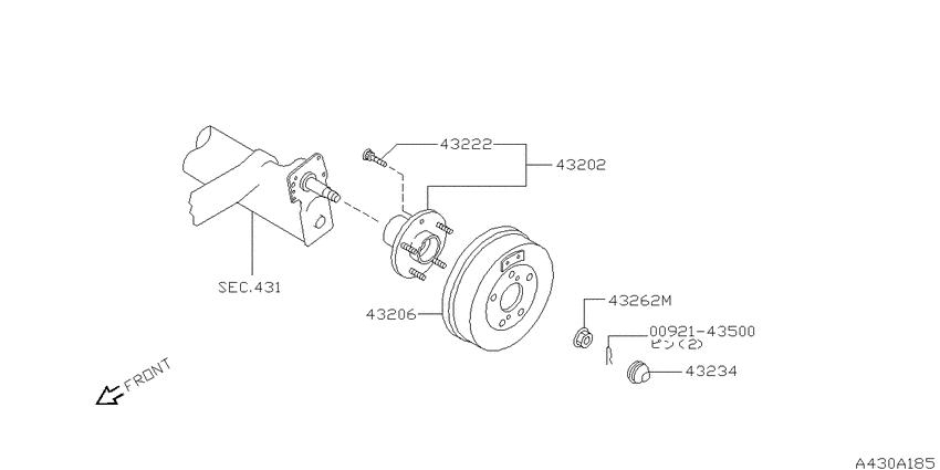 Rear axle