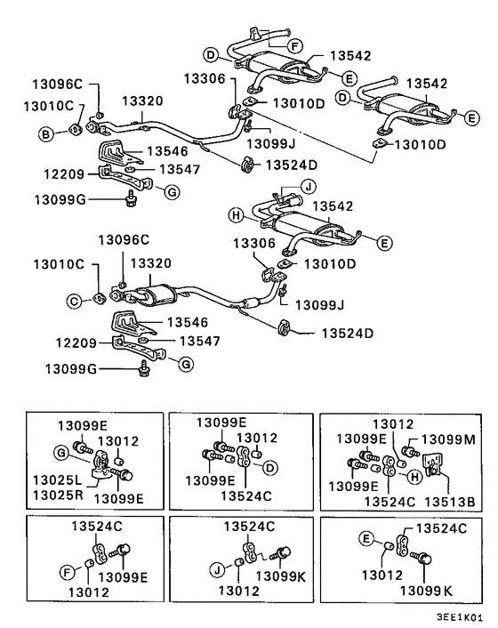 Exhaust pipe & muffler
