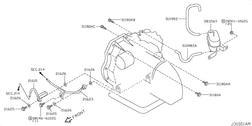 Auto transmission,transaxle & fitting
