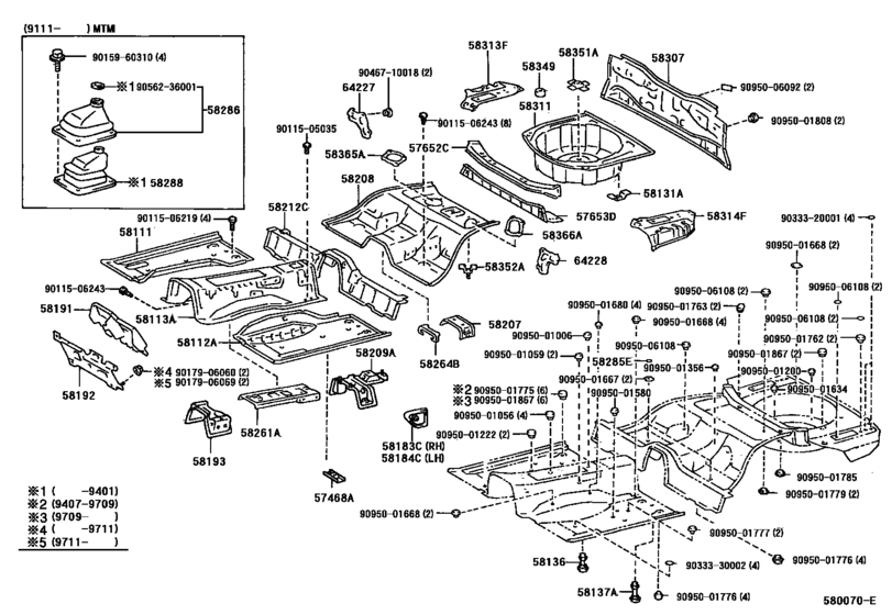 Floor Pan & Lower Back Panel
