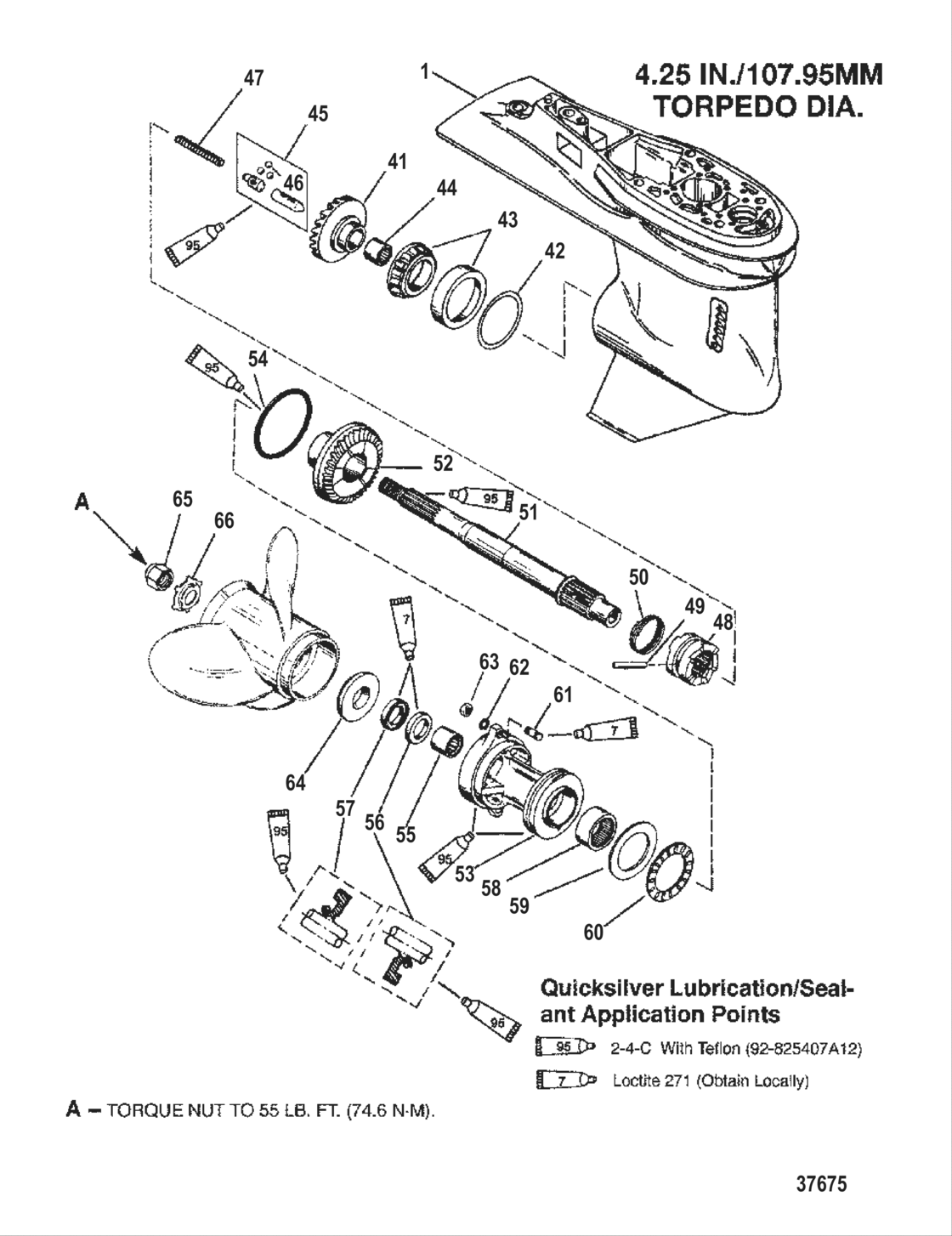 Gear Housing (Propeller Shaft)(2.31:1 Gear Ratio)