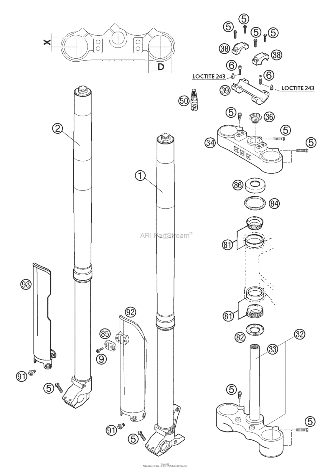 Front Fork Wp Usd 43