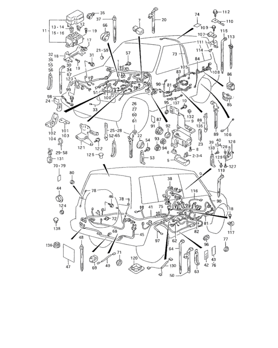 A wiring harness for - Suzuki SIDEKICK SPORT SV418 | U.S.A. sales