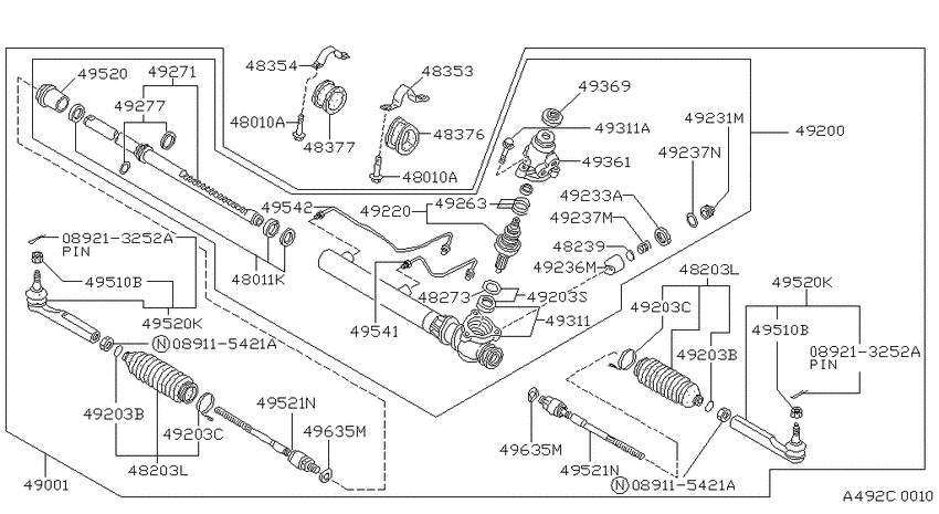 Power steering gear