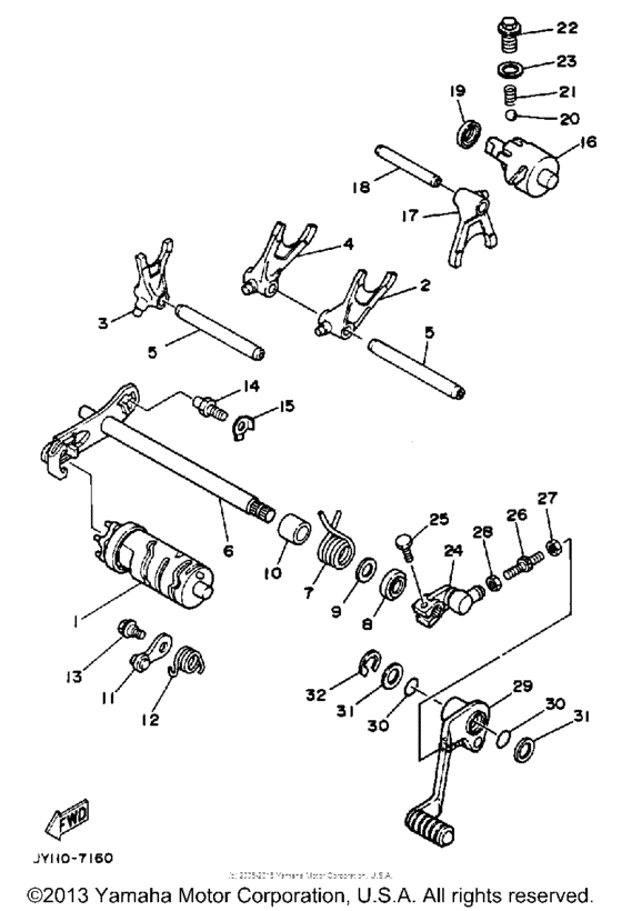 Shift Cam & Fork