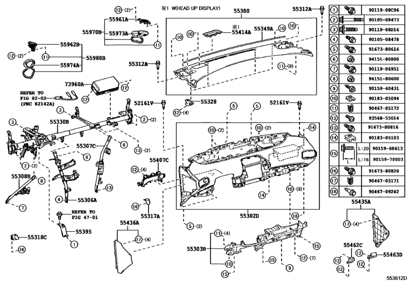 Instrument Panel & Glove Compartment