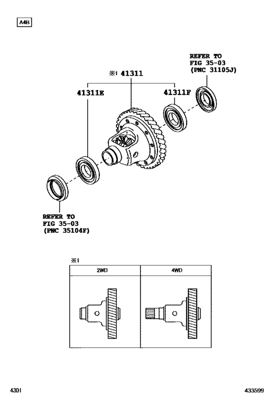 Front Axle Housing & Differential