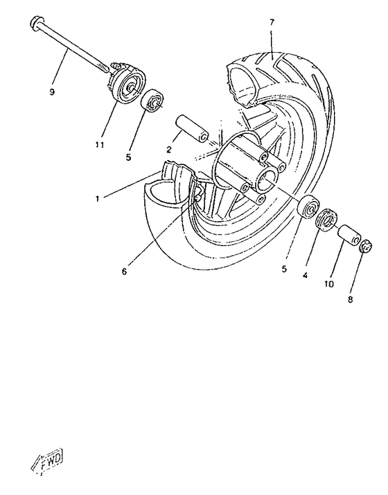 Front wheel