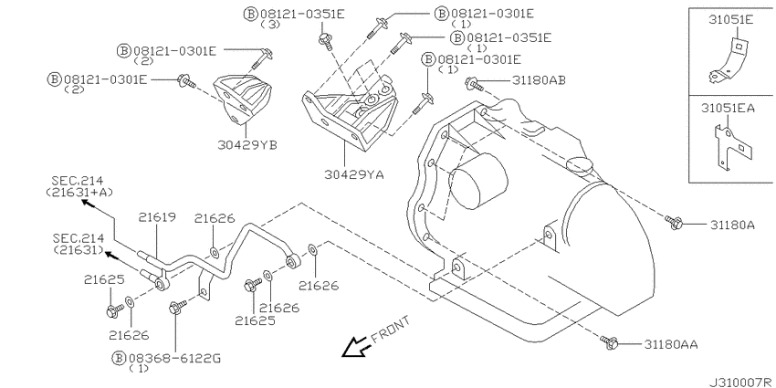 Auto transmission,transaxle & fitting