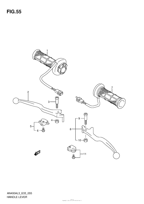 Handle Lever (An400Zal3 E28)