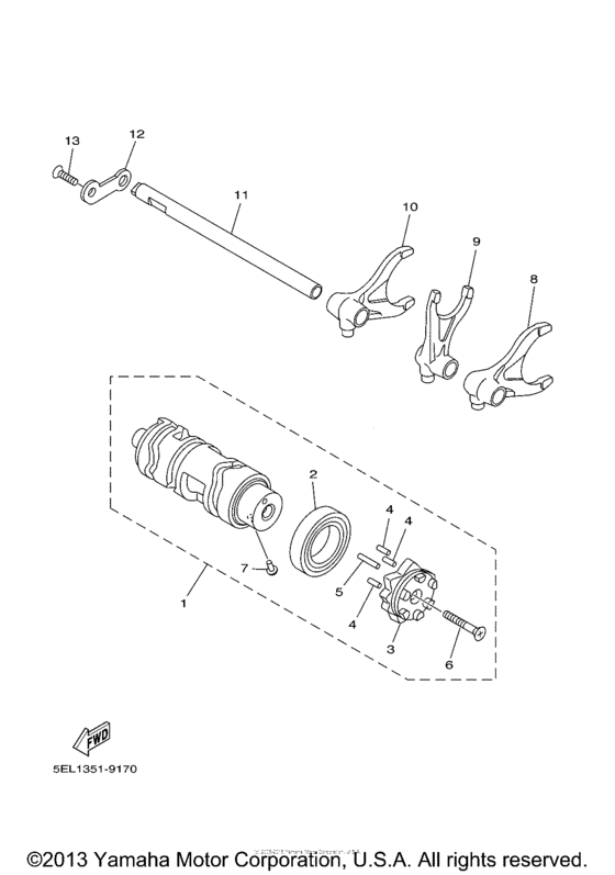 Shift Cam & Fork