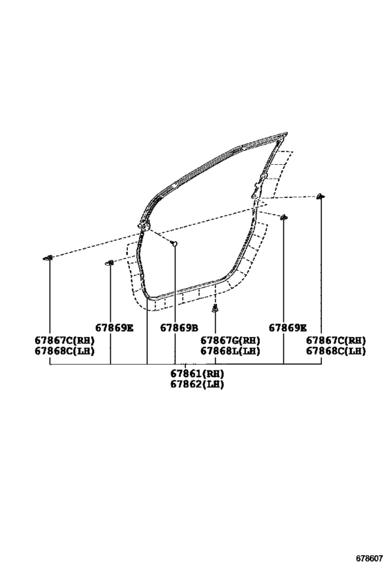 Front Door Panel & Glass