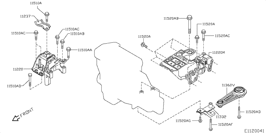 Engine & transmission   mounting