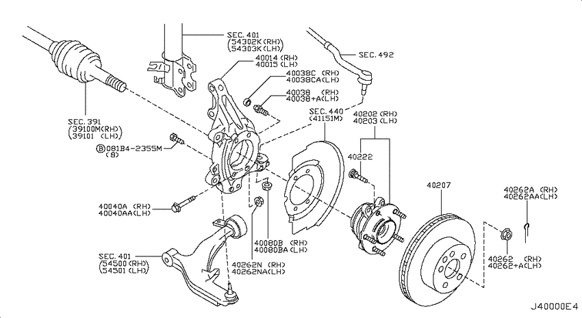 Front axle