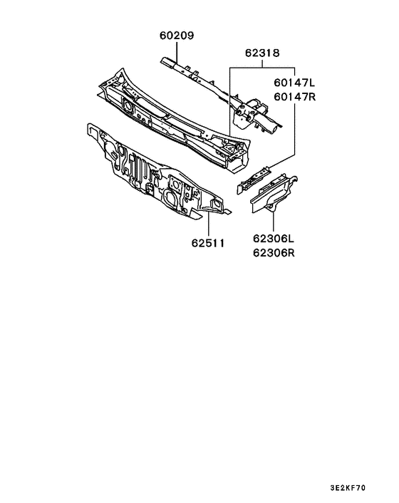 Front deck & insulator