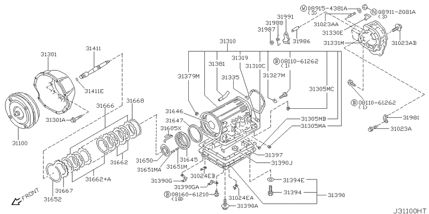 Torque converter,housing & case