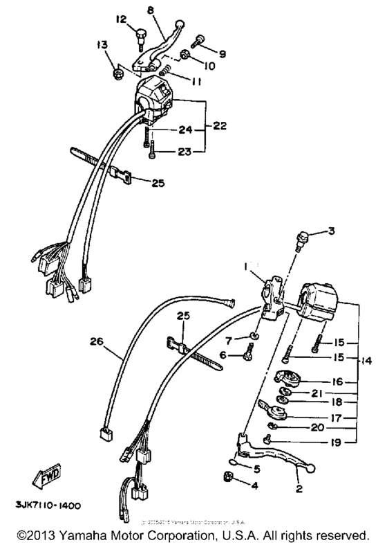 Handle switch & lever