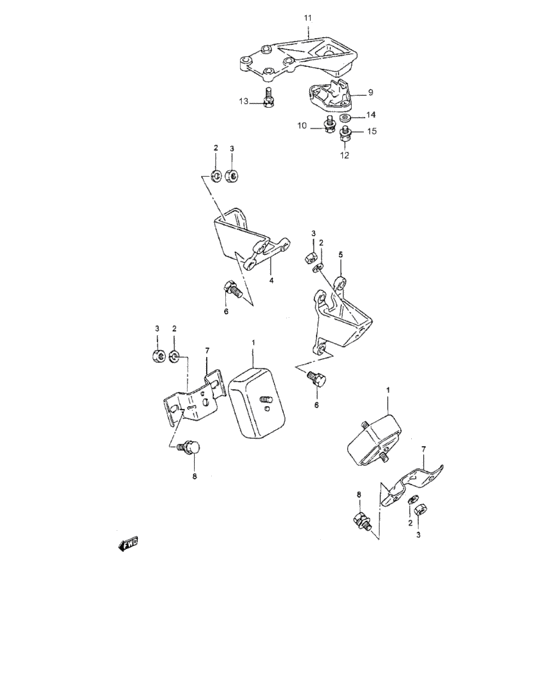 Engine mounting