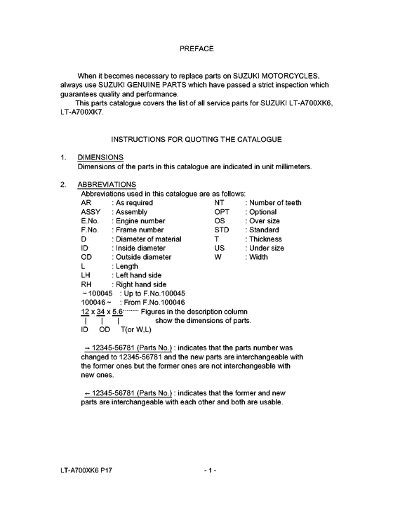 Catalog preface