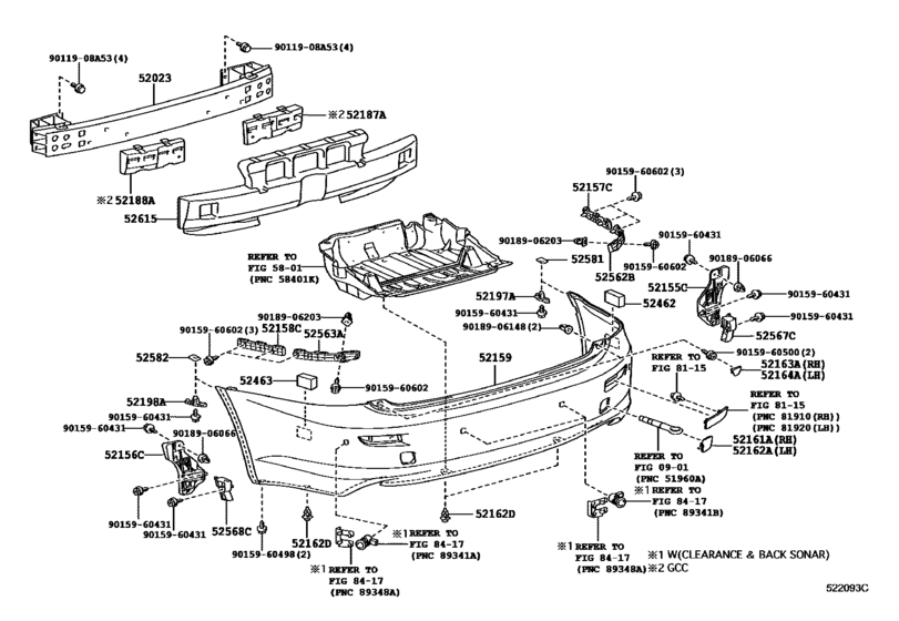 Rear Bumper & Bumper Stay