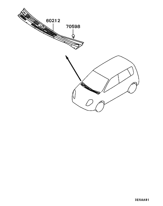 Front garnish & moulding