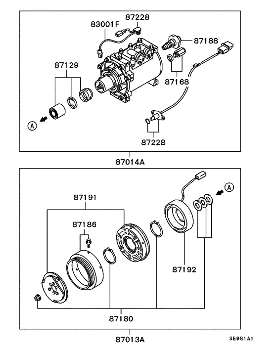 A/c condenser, piping