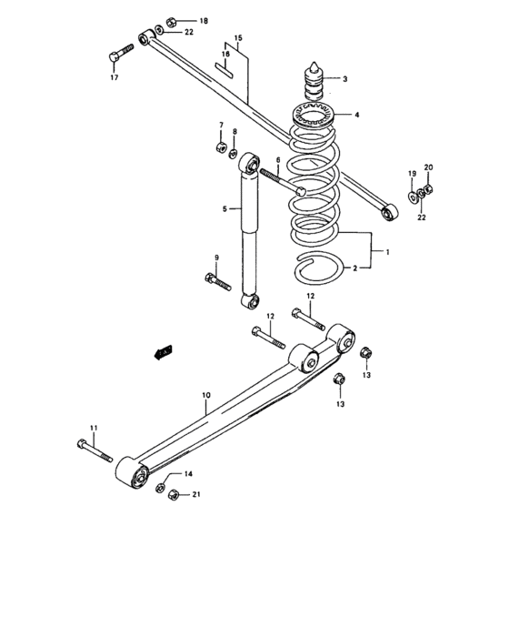 Rear suspension