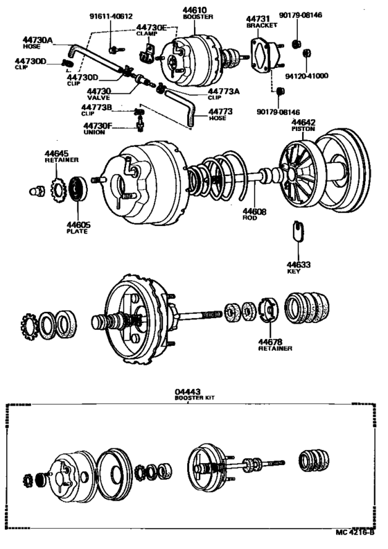 Brake Booster & Vacuum Tube