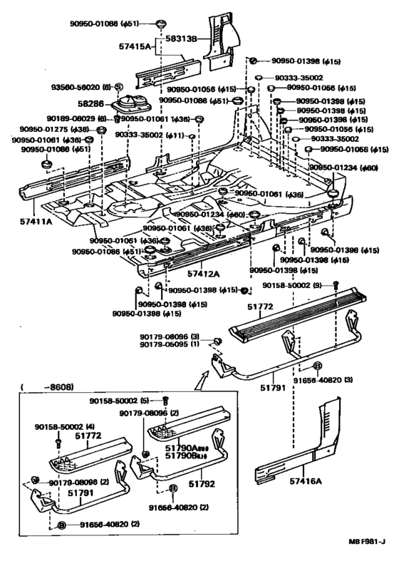 Front Floor Panel & Front Floor Member
