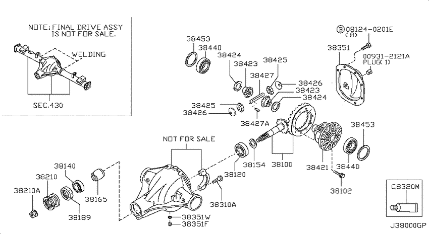 Rear final drive