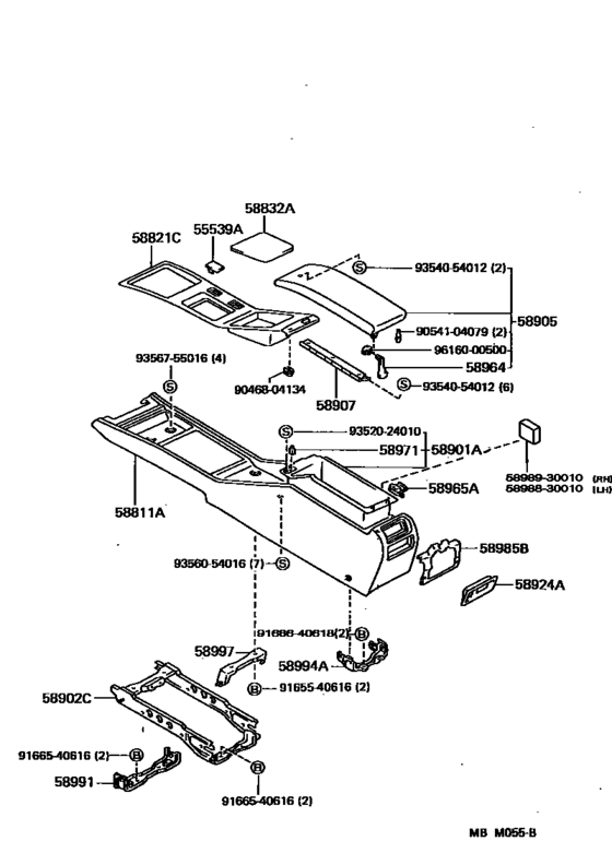 Console Box & Bracket