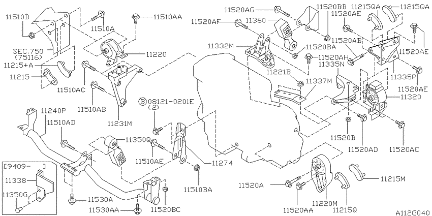 Engine & transmission   mounting
